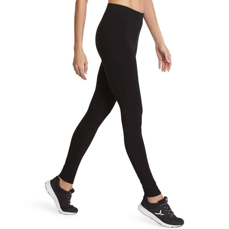 Legging FIT+ 500 Slim Gym & Pilates Femme Noir 5 Legging FIT+ 500 Slim Gym & Pilates Femme Noir â Image 3