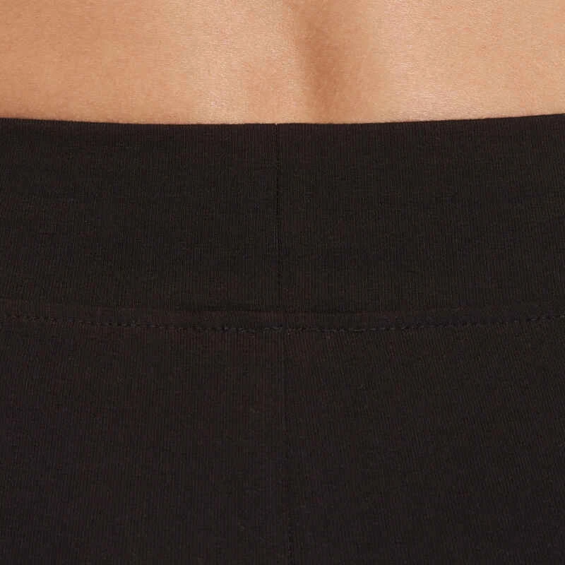 Legging FIT+ 500 Slim Gym & Pilates Femme Noir 10 Legging FIT+ 500 Slim Gym & Pilates Femme Noir â Image 8