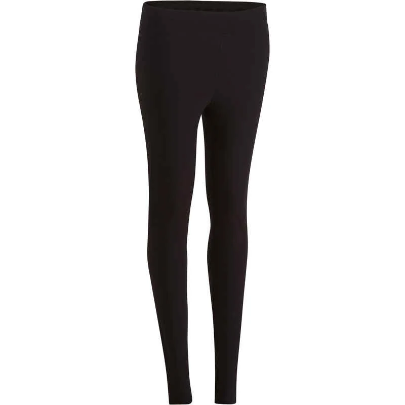 Legging FIT+ 500 Slim Gym & Pilates Femme Noir 3 Legging FIT+ 500 Slim Gym & Pilates Femme Noir