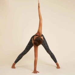 LEGGING REVERSIBLE YOGA DYNAMIQUE GRIS -ProSportif Boutique legging reversible yoga dynamique violet grise 2