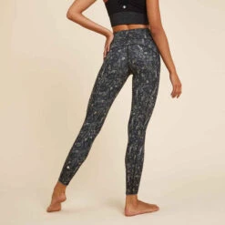 LEGGING REVERSIBLE YOGA DYNAMIQUE GRIS -ProSportif Boutique legging reversible yoga dynamique violet grise 4