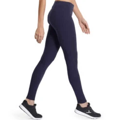 Legging Salto 100 Slim Gym Stretching Femme Bleu Marine 16 Legging Salto 100 Slim Gym Stretching Femme Bleu Marine -ProSportif Boutique legging salto 100 slim gym stretching femme noir 2
