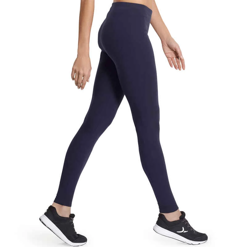 Legging Salto 100 Slim Gym Stretching Femme Bleu Marine 5 Legging Salto 100 Slim Gym Stretching Femme Bleu Marine – Image 3