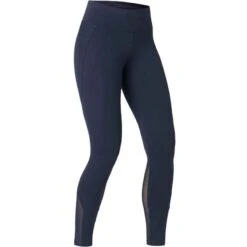 Legging Sport Taille Haute 520 Femme En Coton Bleu Marine -ProSportif Boutique legging sport taille haute 520 femme en coton bleu marine 7