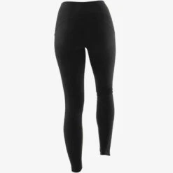 Legging Sport Taille Haute 520 Femme En Coton Noir -ProSportif Boutique legging sport taille haute 520 femme en coton noir 2