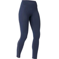 Legging Sport Taille Haute En Coton Femme 510 Bleu/rose -ProSportif Boutique legging sport taille haute en coton femme 510 bleuslashrose 6