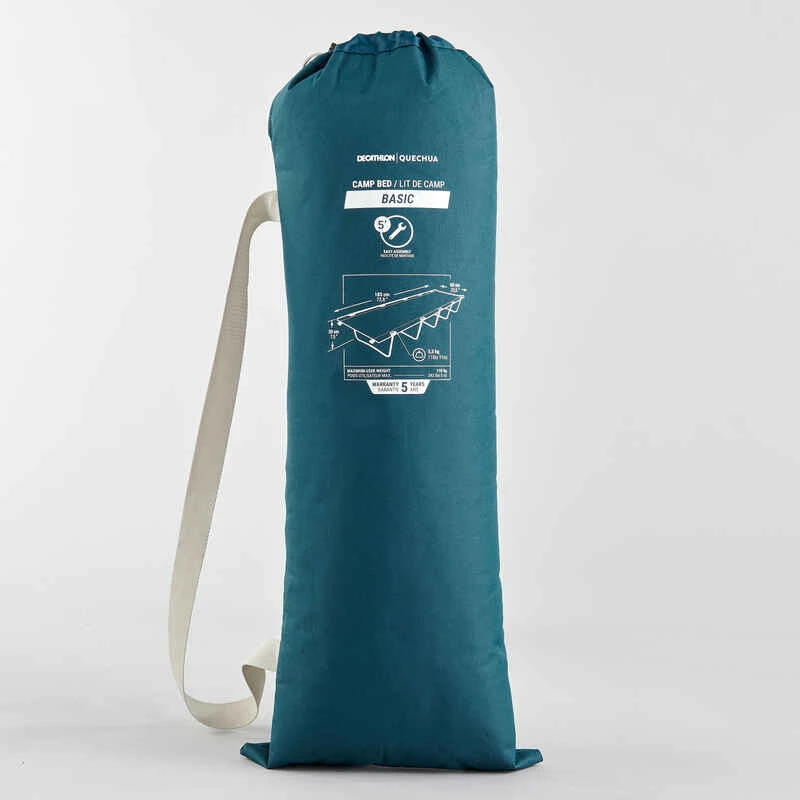 Quechua LIT DE CAMP POUR LE CAMPING - CAMP BED BASIC 60 CM - 1 PERSONNE 4 Quechua LIT DE CAMP POUR LE CAMPING - CAMP BED BASIC 60 CM - 1 PERSONNE – Image 2