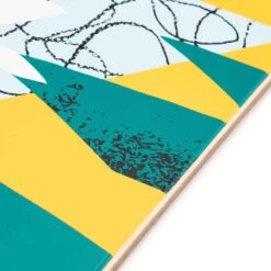 LONGBOARD DROP 100 FLORAL -ProSportif Boutique longboard drop mini core bleu 7