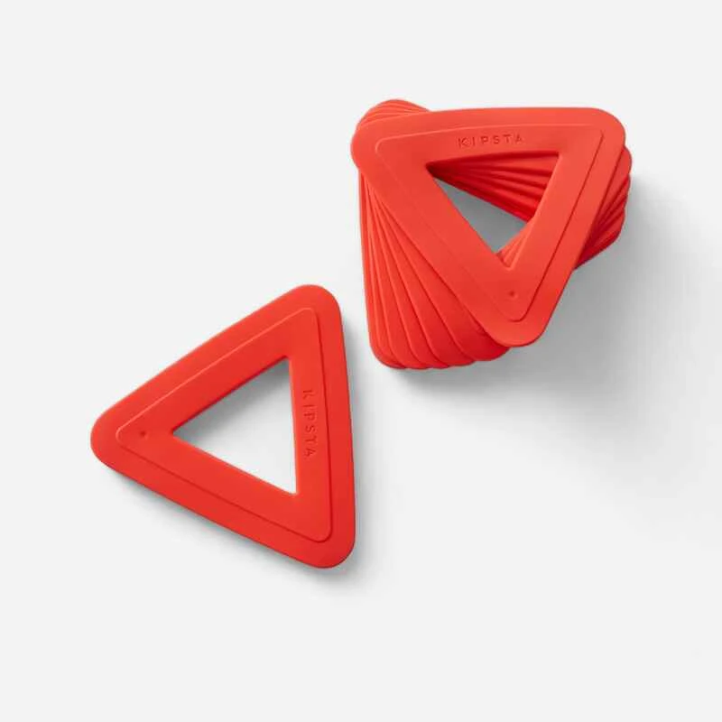 Kipsta Lot De 10 Disques Plats D'entraînement Orange 3 Kipsta Lot De 10 Disques Plats D'entraînement Orange