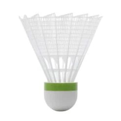 Lot De 6 Volants De Badminton En Plastique PSC 100 Medium - Blanc -ProSportif Boutique lot de 6 volants de badminton en plastique psc 100 medium blanc 1