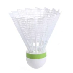 Lot De 6 Volants De Badminton En Plastique PSC 100 Medium - Blanc -ProSportif Boutique lot de 6 volants de badminton en plastique psc 100 medium blanc 3