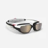 Lunettes De Natation - TURN Taille L - Verres Miroir - Noir / Blanc / Rouge -ProSportif Boutique lunettes de natation turn taille l verres fumes noir slash gris slash jaune