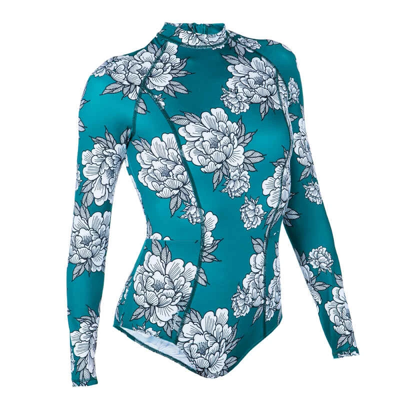 Maillot 1 Pièce Manches Longues Dani PEONY Avec Back Zip 5 Maillot 1 Pièce Manches Longues Dani PEONY Avec Back Zip – Image 3