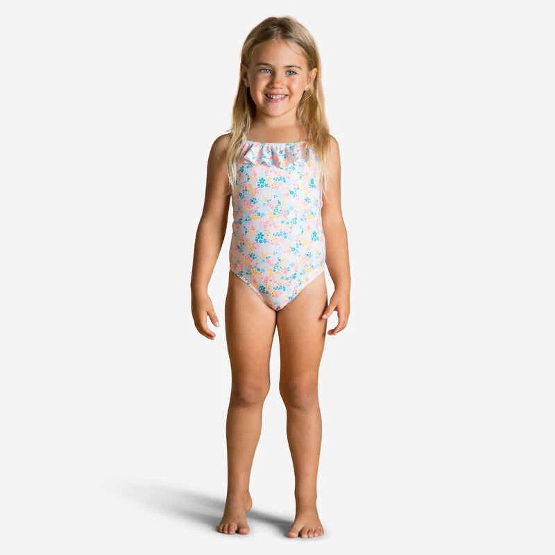 Maillot De Bain Bébé Fille Une Pièce Imprimé Avec Des Volants 3 Maillot De Bain Bébé Fille Une Pièce Imprimé Avec Des Volants