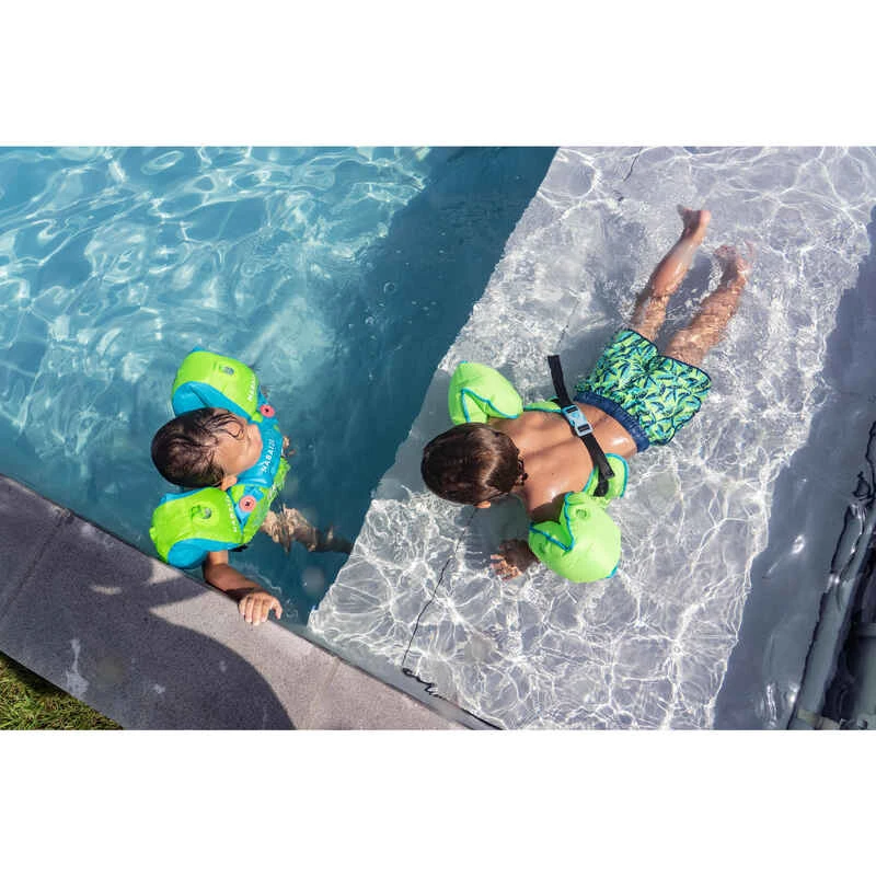 Short De Bain Bébé / Enfant Vert Imprimé 3 Short De Bain Bébé / Enfant Vert Imprimé