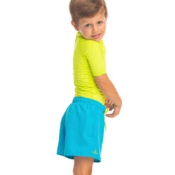 Short De Bain Bleu Turquoise -ProSportif Boutique maillot de bain boardshort garcon 50 dark blue tween 3