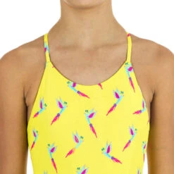 Maillot De Bain De Natation 1 Pièce Fille Lila Oto Jaune -ProSportif Boutique maillot de bain de natation 1 piece fille lila bird marine 3