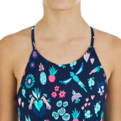 Maillot De Bain De Natation 1 Pièce Jupette Lila All Omi Marine -ProSportif Boutique maillot de bain de natation 1 piece jupette lila all oto turquoise 4