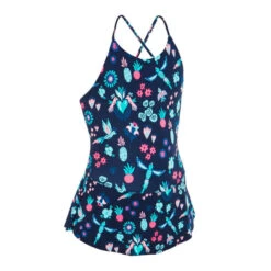 Maillot De Bain De Natation 1 Pièce Jupette Lila All Omi Marine -ProSportif Boutique maillot de bain de natation 1 piece jupette lila all oto turquoise 6