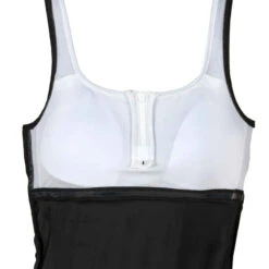 Maillot De Bain De Natation Femme 1 Pièce Heva Shorty Zip Noir -ProSportif Boutique maillot de bain de natation femme 1 piece heva shorty zip noir 11