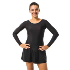 Maillot De Bain De Natation Femme 1 Pièce Una Sleeve Noir 8 Maillot De Bain De Natation Femme 1 Pièce Una Sleeve Noir -ProSportif Boutique maillot de bain de natation femme une piece una sleeve all canop blue 1