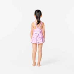 Maillot De Bain De Natation Fille 1 Pièce Vega Jupette Imprimé Rose -ProSportif Boutique maillot de bain de natation fille 1 piece vega jupette rose 7