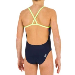Maillot De Bain De Natation Une Pièce Fille Résistant Chlore Lexa Kali Bleu -ProSportif Boutique maillot de bain de natation une piece fille resistant chlore lexa gani rose 1