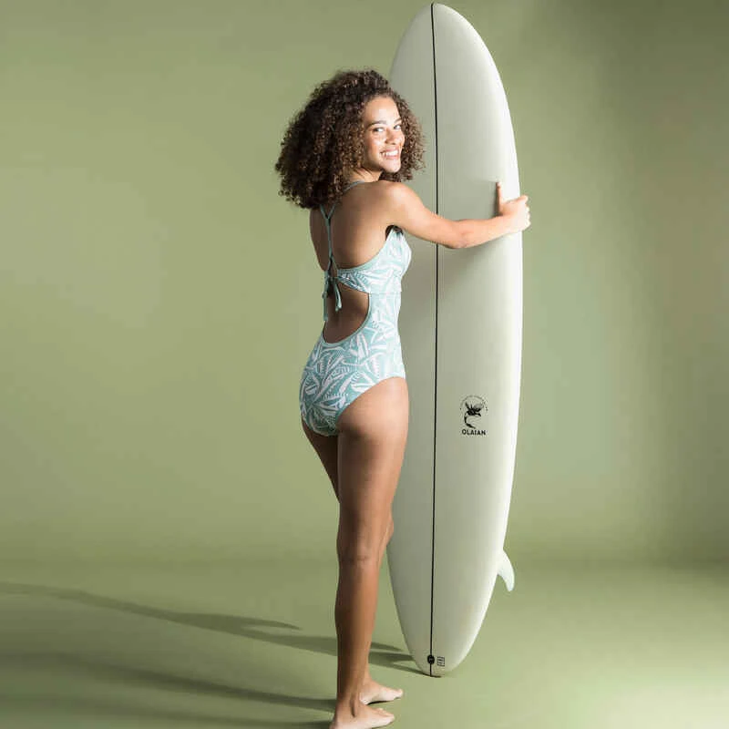 Maillot De Bain De Surf 1 Pièce Femme Avec Double Réglage Dos BEA PLANT KAKI 11 Maillot De Bain De Surf 1 Pièce Femme Avec Double Réglage Dos BEA PLANT KAKI – Image 9