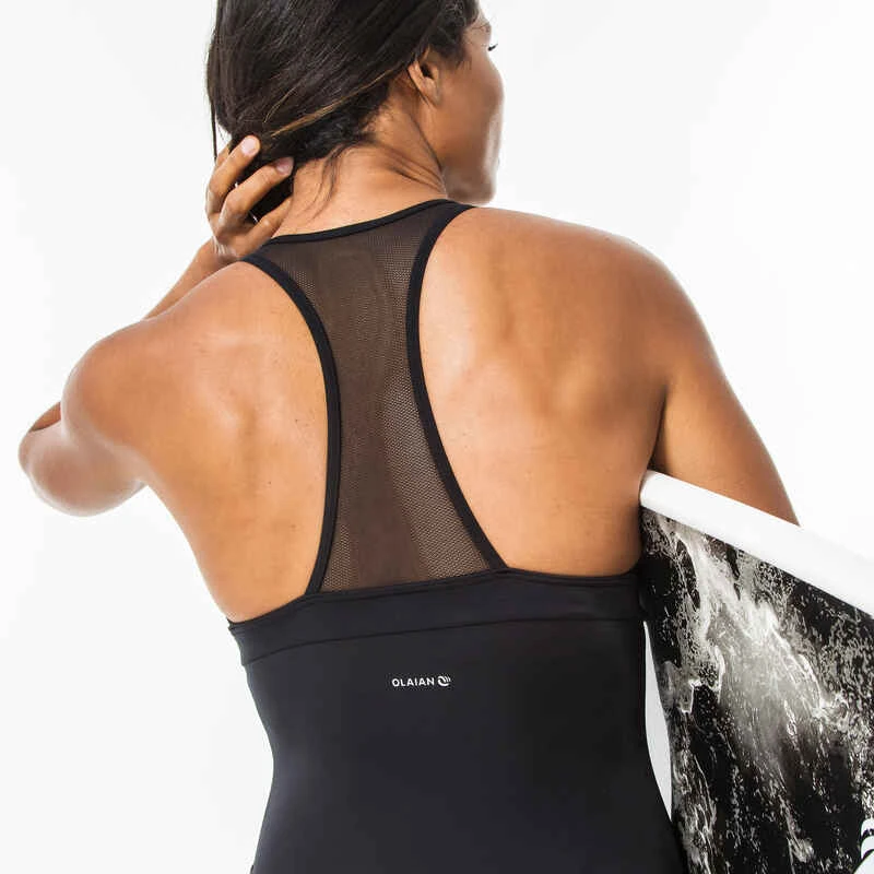 MAILLOT DE BAIN DE SURF 1 PIECE FEMME DOS X ISA NOIR 12 MAILLOT DE BAIN DE SURF 1 PIECE FEMME DOS X ISA NOIR â Image 10