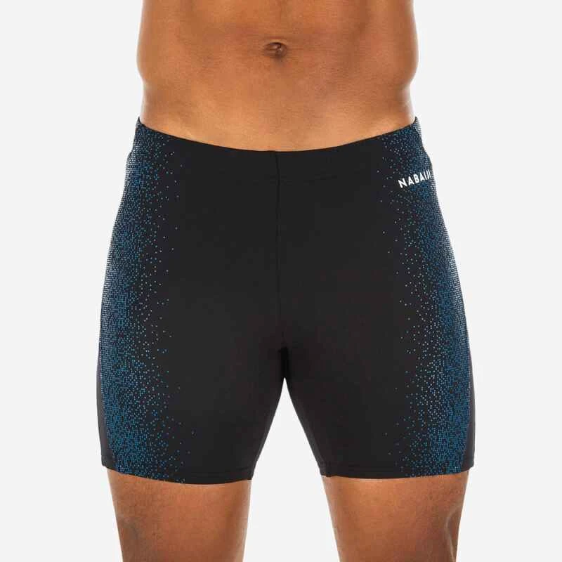 Boxer De Bain Natation Homme - Long - Noir / Bleu / Jaune 4 Boxer De Bain Natation Homme - Long - Noir / Bleu / Jaune â Image 2