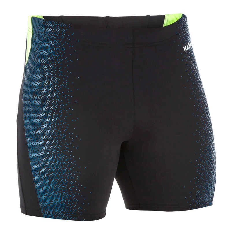 Boxer De Bain Natation Homme - Long - Noir / Bleu / Jaune 3 Boxer De Bain Natation Homme - Long - Noir / Bleu / Jaune