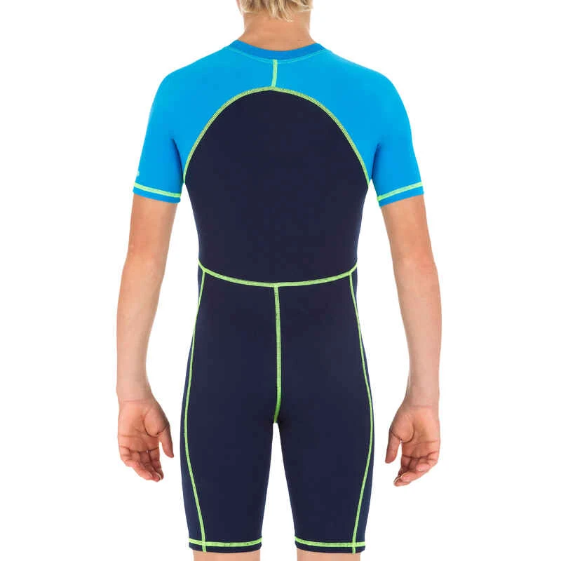 Combinaison Natation Garçon - Shorty Swim 100 - Bleu 5 Combinaison Natation Garçon - Shorty Swim 100 - Bleu – Image 3