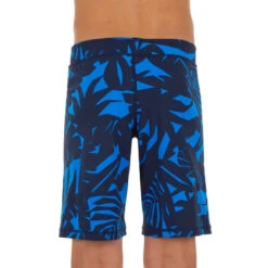 MAILLOT DE BAIN NATATION GARÇON SWIMSHORT 100 LONG ALL LIA BLEU NBJI -ProSportif Boutique maillot de bain natation garcon swimshort 100 long all lia bleu nbji 2