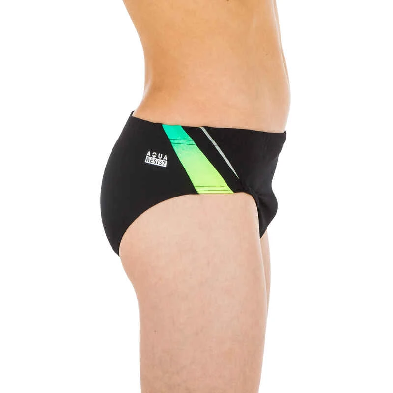 MAILLOT DE BAIN SLIP NATATION GARCON 900 YOKE GRAD VERT 4 MAILLOT DE BAIN SLIP NATATION GARCON 900 YOKE GRAD VERT – Image 2