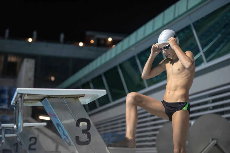 MAILLOT DE BAIN SLIP NATATION GARCON 900 YOKE GRAD VERT 6 MAILLOT DE BAIN SLIP NATATION GARCON 900 YOKE GRAD VERT – Image 4