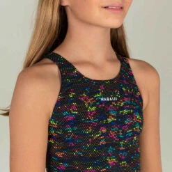 Maillot De Bain Une Pièce De Natation Fille Kamiye Print Fire Noir / Jaune 12 Maillot De Bain Une Pièce De Natation Fille Kamiye Print Fire Noir / Jaune -ProSportif Boutique maillot de bain une piece de natation fille kamiye print fire noir slash jaune 3