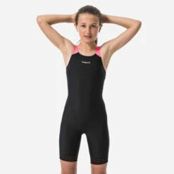 Maillot De Bain Une Pièce Shorty De Natation Fille Kamyleon