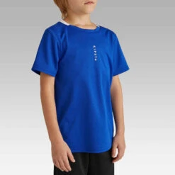 Kipsta Maillot De Football Enfant ESSENTIEL Bleu -ProSportif Boutique maillot de football enfant f100 bleu 2