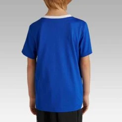 Kipsta Maillot De Football Enfant ESSENTIEL Bleu -ProSportif Boutique maillot de football enfant f100 bleu 3