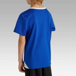 Kipsta Maillot De Football Enfant ESSENTIEL Bleu -ProSportif Boutique maillot de football enfant f100 bleu 4