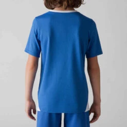Kipsta Maillot De Football Enfant F100 Bleu -ProSportif Boutique maillot de football enfant f100 noir 3