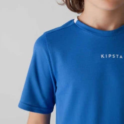 Kipsta Maillot De Football Enfant F100 Bleu -ProSportif Boutique maillot de football enfant f100 noir 5