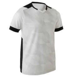 Kipsta Maillot De Football Enfant Manche Courte F500 Blanc