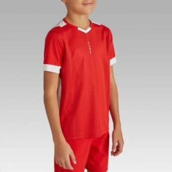 Kipsta Maillot De Football Enfant Manche Courte F500 Rouge Et Blanc 16 Kipsta Maillot De Football Enfant Manche Courte F500 Rouge Et Blanc -ProSportif Boutique maillot de football enfant manche courte f500 noir et blanc 2