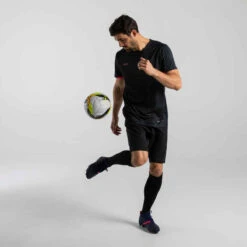 Kipsta MAILLOT VIRALTO LTD PE22 NOIR / ROSE -ProSportif Boutique maillot de football manches courtes viralto solo blanc noir 10