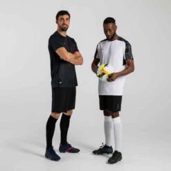 Kipsta MAILLOT VIRALTO LTD PE22 NOIR / ROSE -ProSportif Boutique maillot de football manches courtes viralto solo blanc noir 11