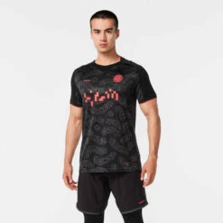 Kipsta MAILLOT DE FOOTBALL VIRALTO II MANCHES COURTES NOIR, GRIS & ROSE 27 Kipsta MAILLOT DE FOOTBALL VIRALTO II MANCHES COURTES NOIR, GRIS & ROSE -ProSportif Boutique maillot de football viralto ii manches courtes noir gris rose 11