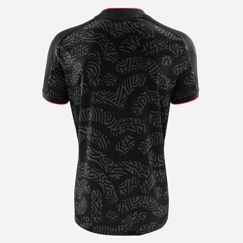 Kipsta MAILLOT DE FOOTBALL VIRALTO II MANCHES COURTES NOIR, GRIS & ROSE 5 Kipsta MAILLOT DE FOOTBALL VIRALTO II MANCHES COURTES NOIR, GRIS & ROSE – Image 3