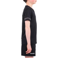 Maillot De Rugby 100 Enfant Noir -ProSportif Boutique maillot de rugby 100 enfant noir 2