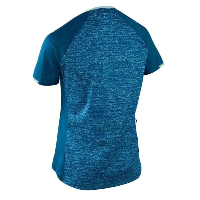 Rockrider MAILLOT MANCHES COURTES VELO VTT ST 100 FEMME TURQUOISE 4 Rockrider MAILLOT MANCHES COURTES VELO VTT ST 100 FEMME TURQUOISE â Image 2